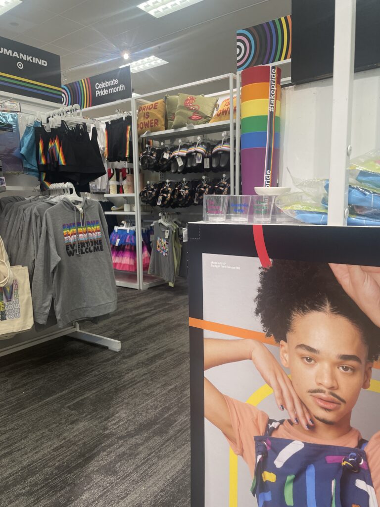 Pride Month Display at Target, June 2022